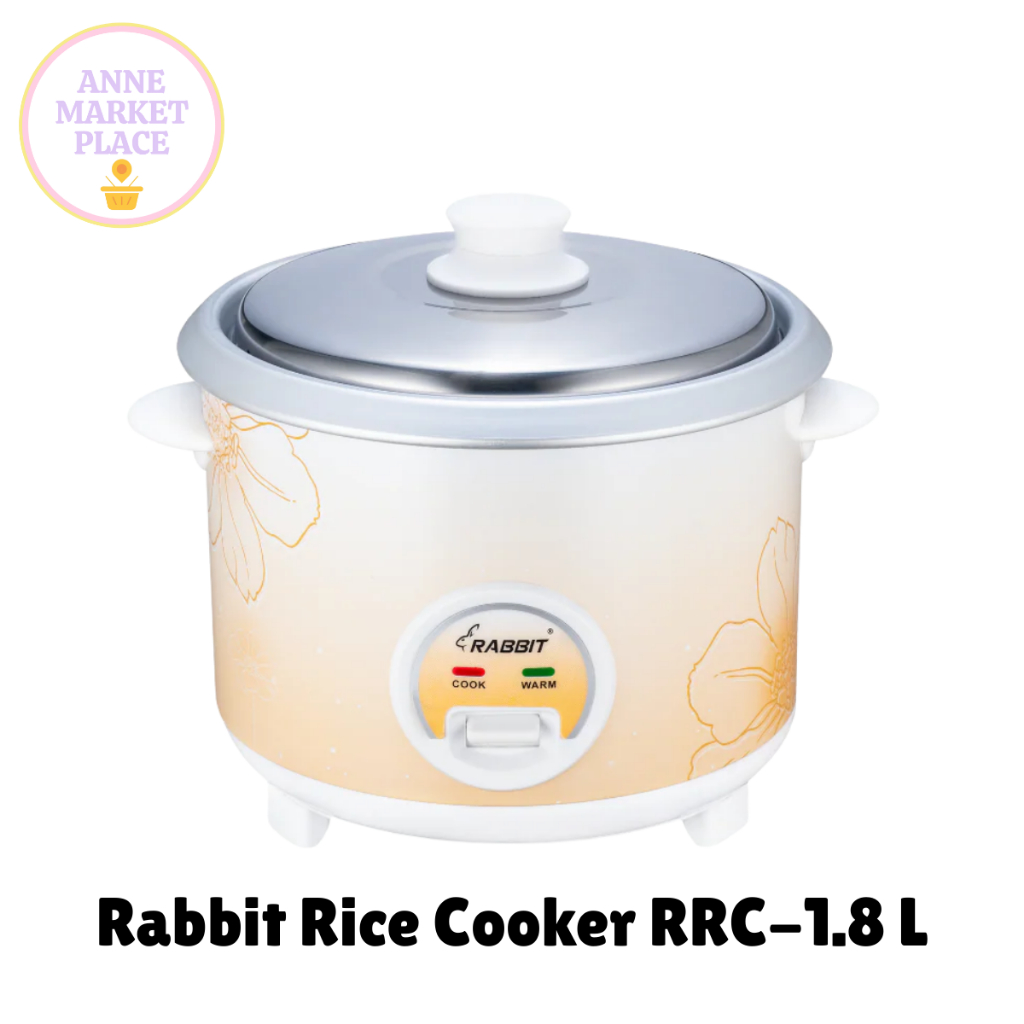 Rabbit RRC-1.8L Rice Cooker, Yellow (Premium).. | Shopee Philippines