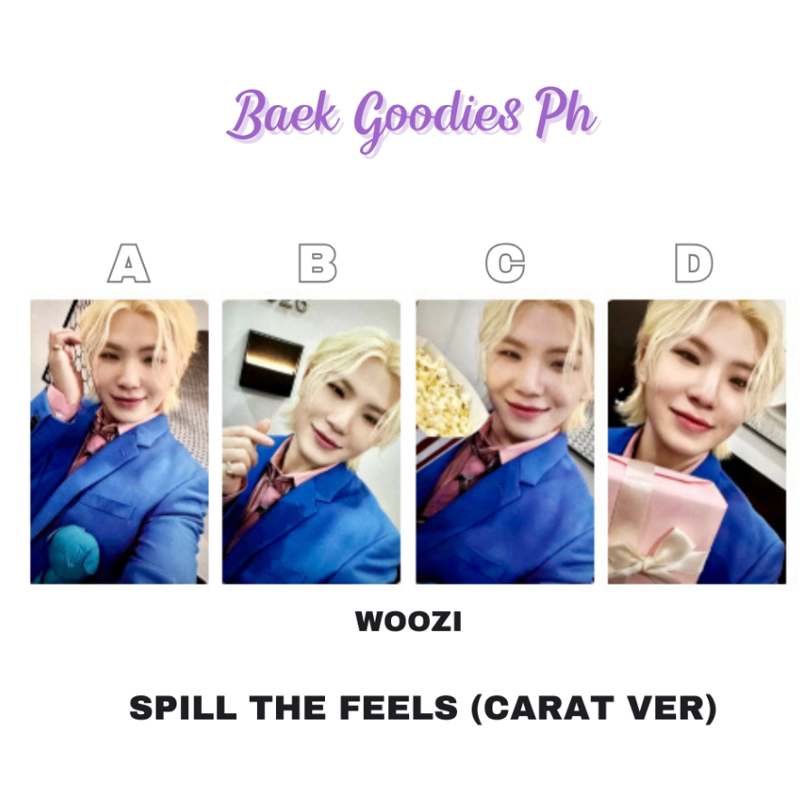 Seventeen Spill the Feels [Carat ver] Official Photocards | Shopee