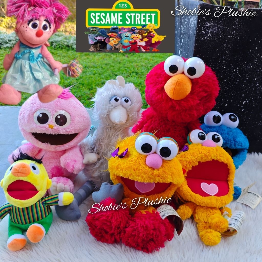 Sesame Street abby cadabby cookie elmo puppet sunsun moppy ernie ...