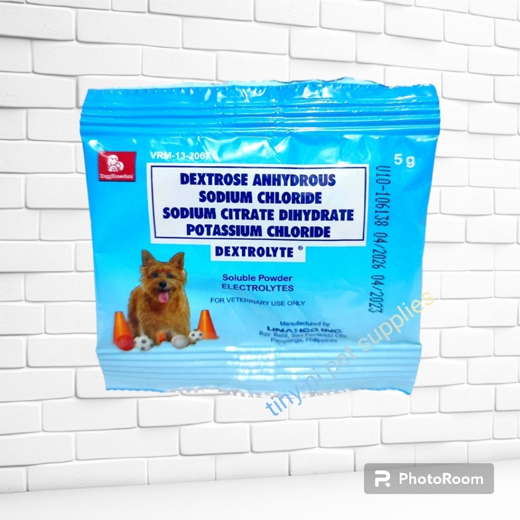 Dextrolyte Powder|5g Rehydration Supplement for Pet Dog Cat