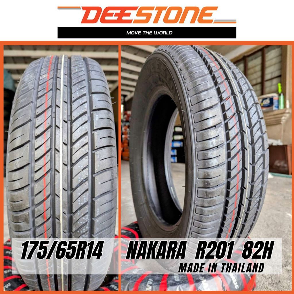 DEESTONE 175/65R14 NAKARA R201 82H STEEL BELTED RADIAL TUBELESS TIRES ...
