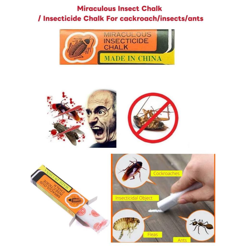Miraculous Insecticide Chalk Bugs Flea Cockroach Ant Lice Odorless ...