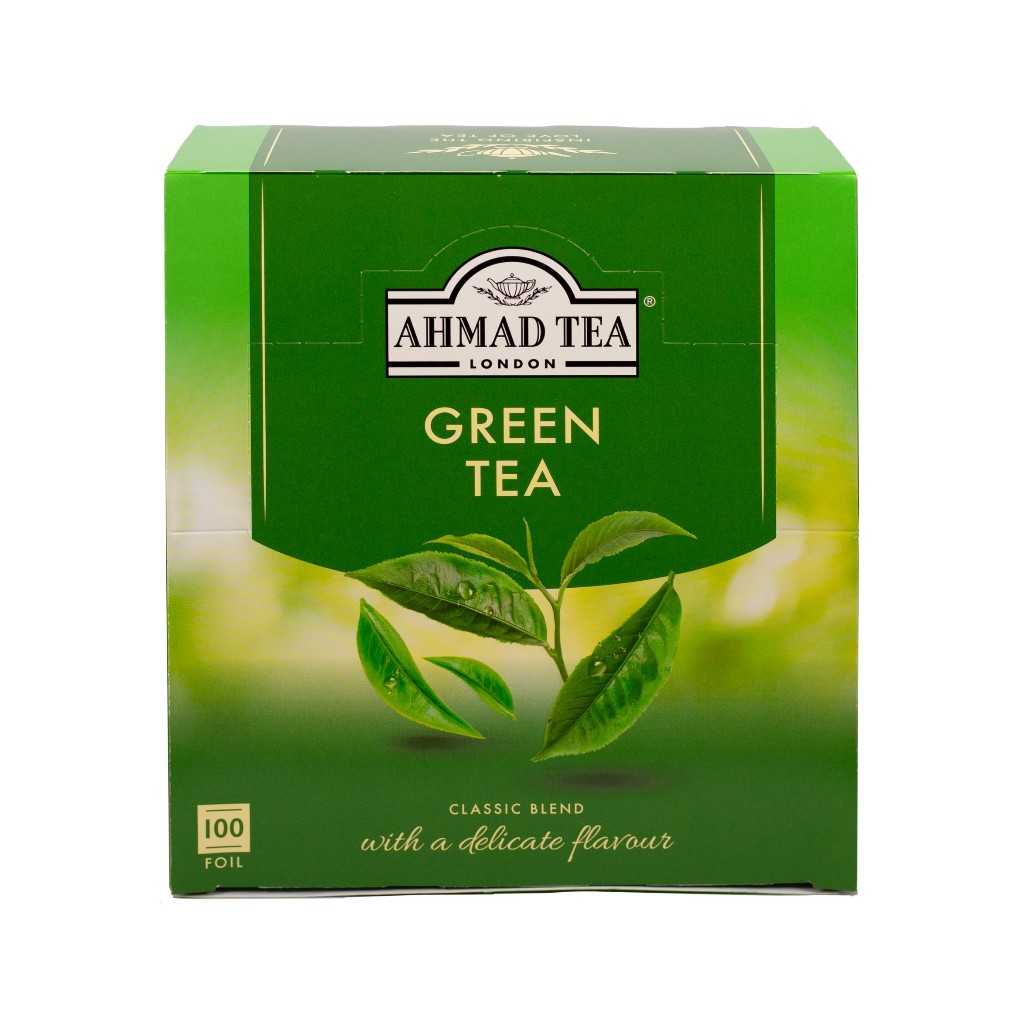 AHMAD TEA GREEN TEA PURE GT ALU 100 teabags(200G) | Shopee Philippines
