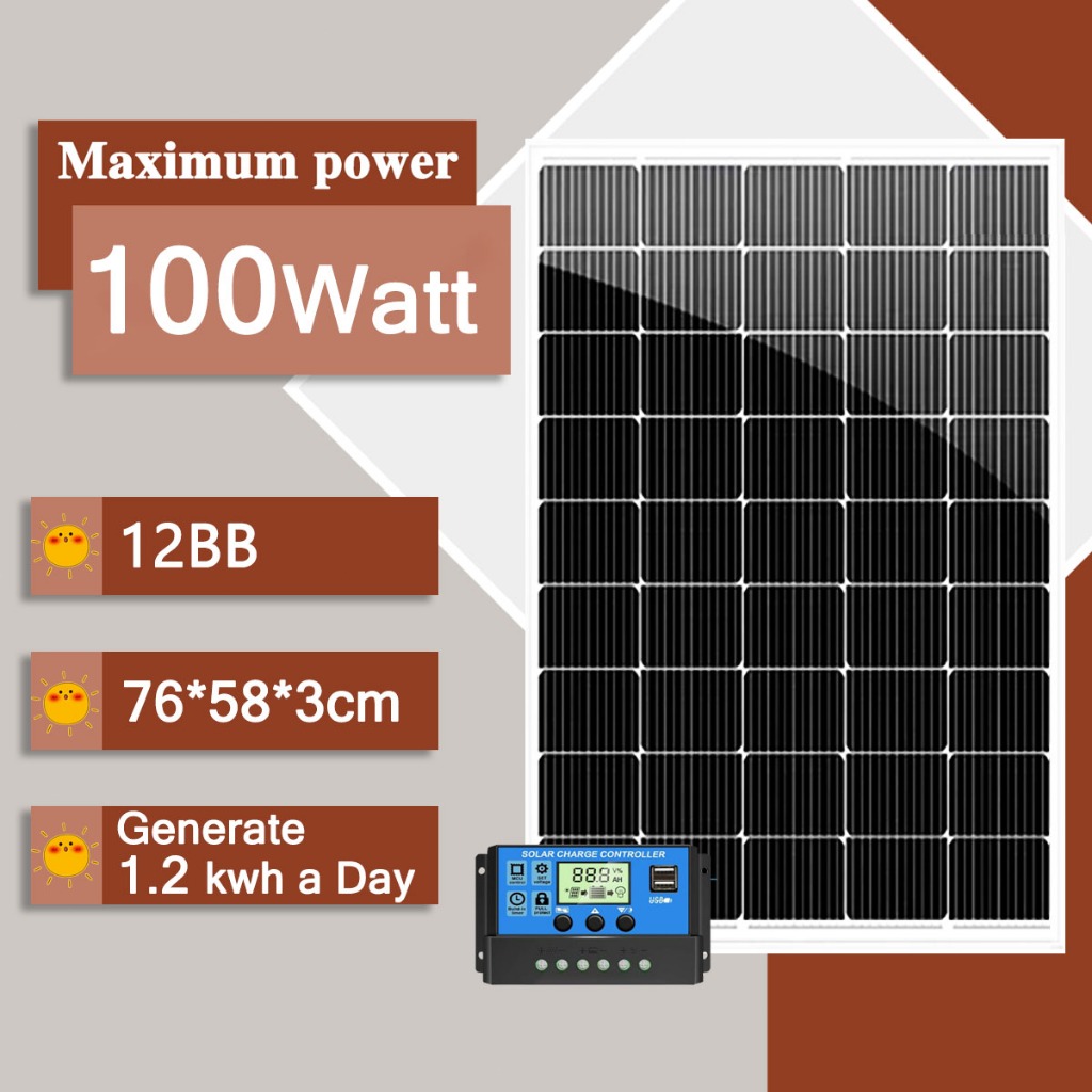 Shop 100w solar panel for Sale on Shopee Philippines