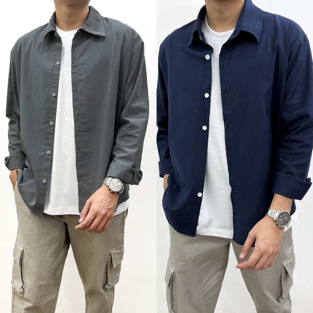 Shop mens linen shirt for Sale on Shopee Philippines