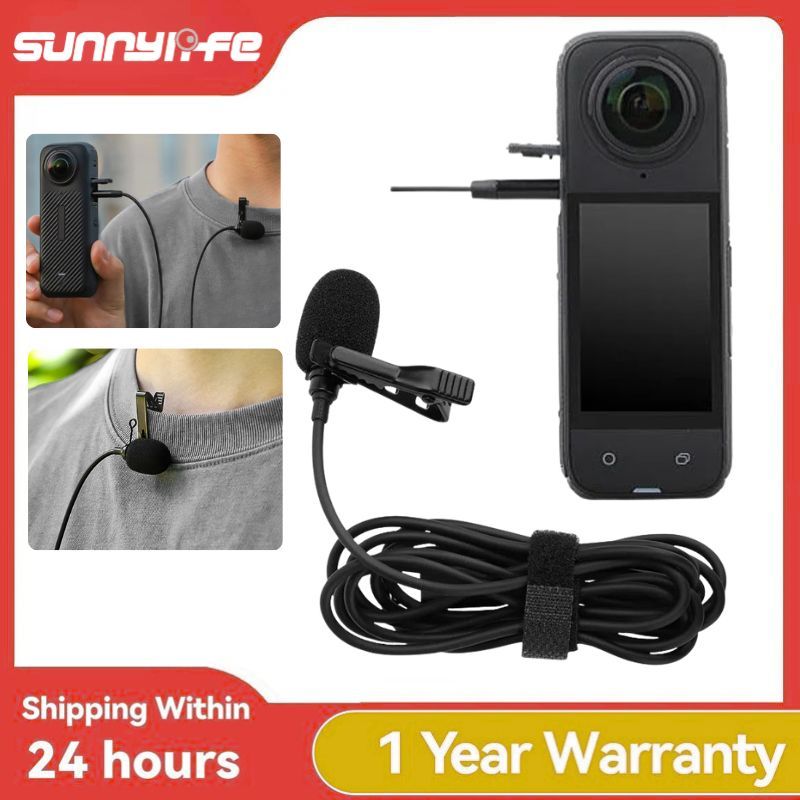 CYNOVA pour Insta360 X4 micro adaptateur Audio Microphone enregistrement sonore USBC type-c pour Insta 360 X4 accessoire de caméra d'action