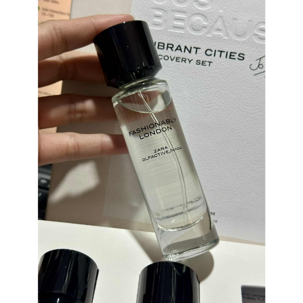 ZARA FASHIONABLY LONDON TOKYO NEW YORK EDP