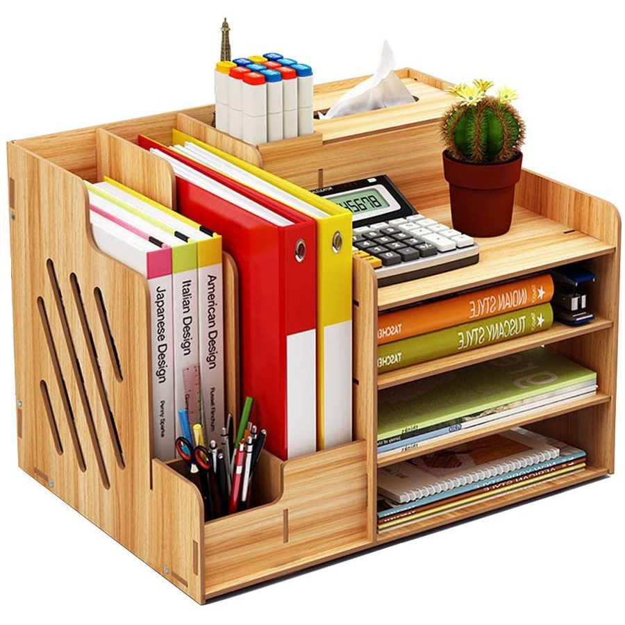Desk Tidy Storage Holder, Office Stationary Storage, Desktop Document ...