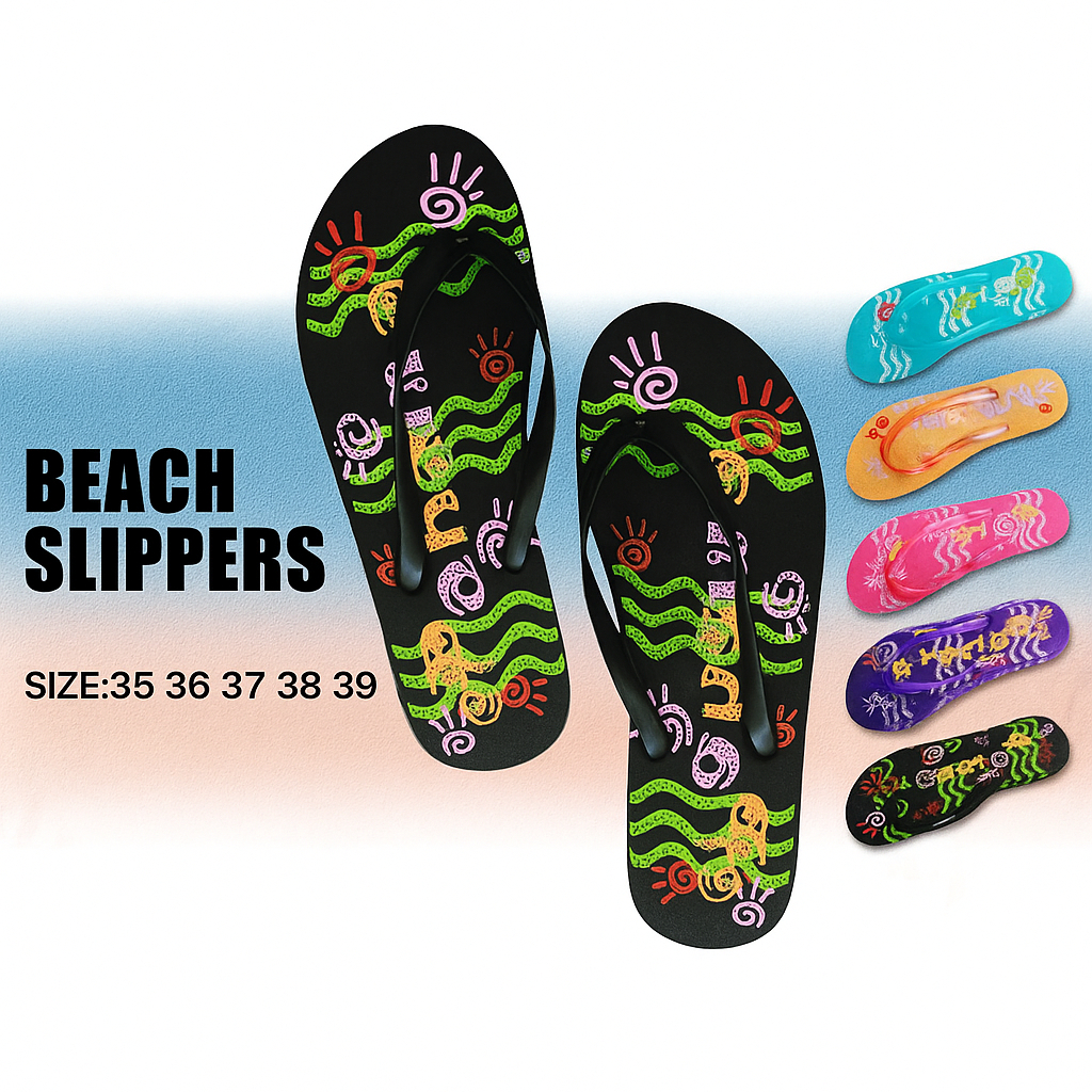 Tsinelas para sa mga Babae, Teenager, Flip-Flops Pang-travel at beach ...