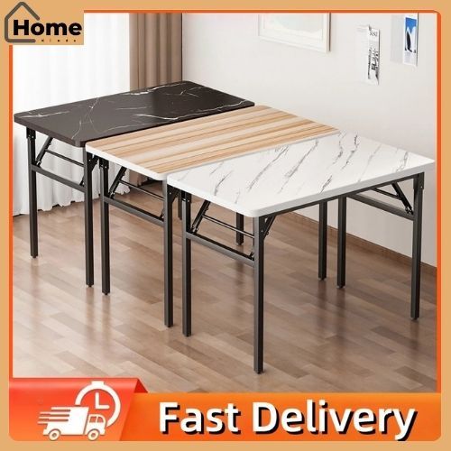 Spring Portable Folding Computer Desk Table with Adjustable Foot pads ...