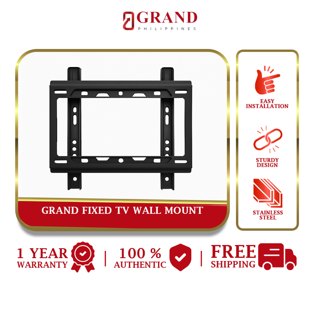 Grand Fixed TV Wall Mount WM01 (Fits 14