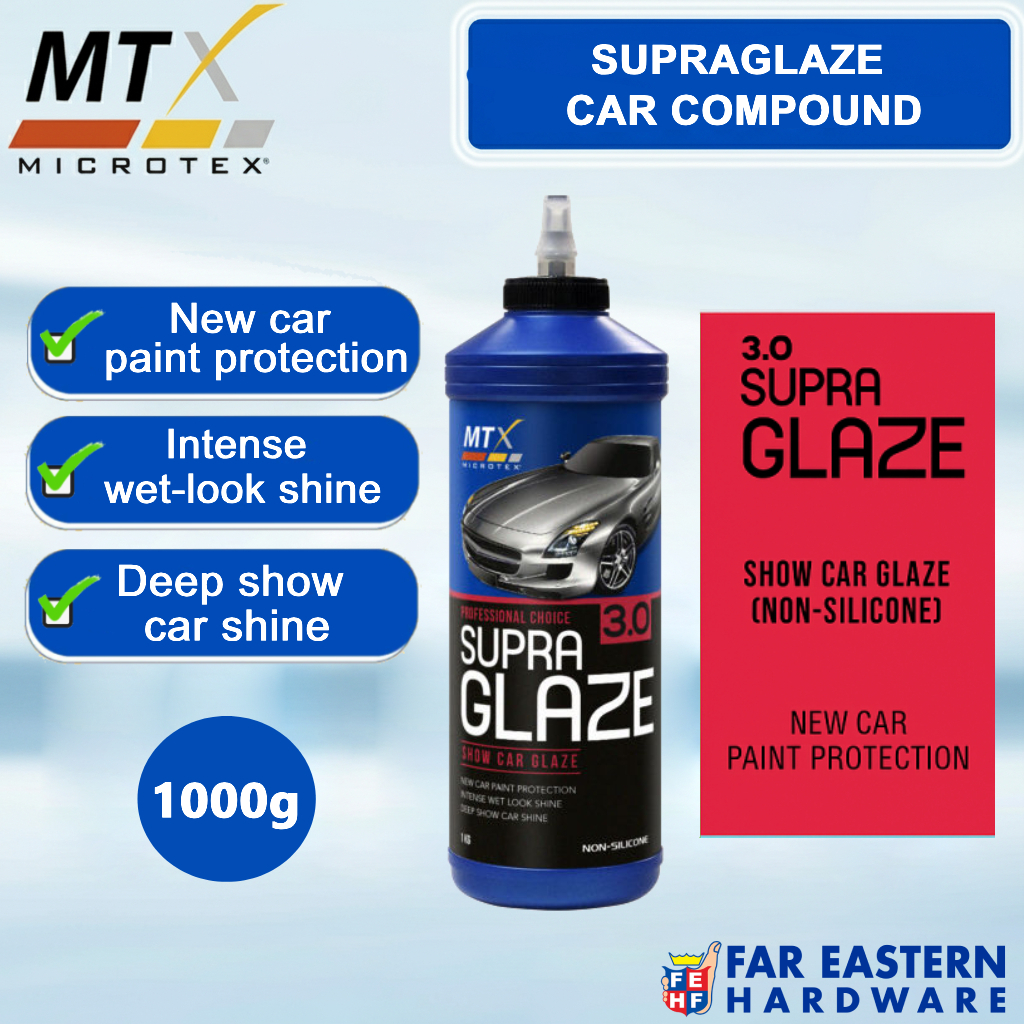 MICROTEX Supra Glaze 1000g Show Car Glaze Detailing Compound SupraGlaze ...