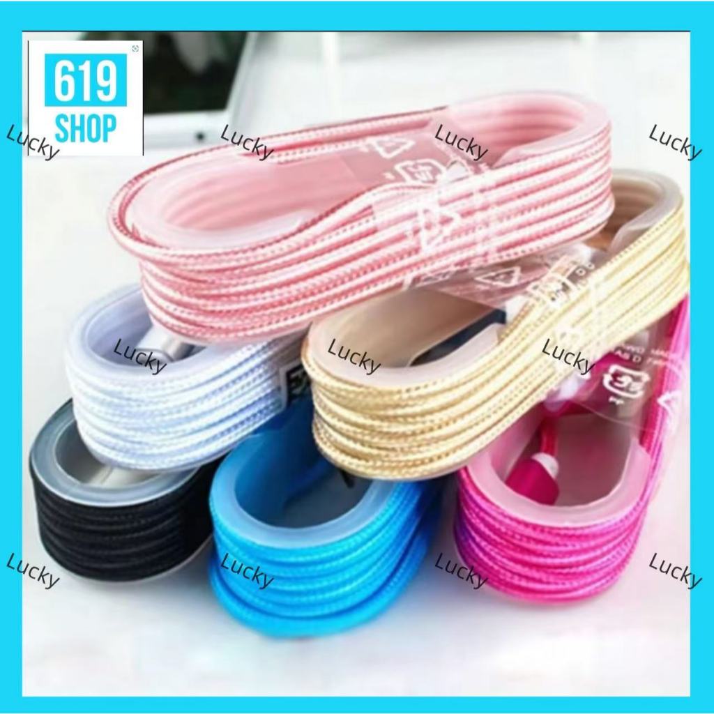 100% Original USB Type C Nylon Braid Fast Charging Power Cable Data ...