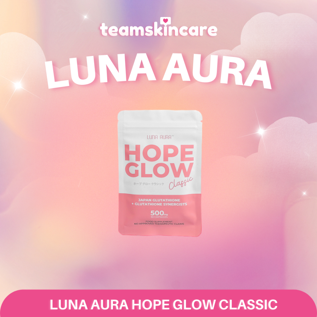 LUNA AURA Hope Glow Advanced Glutathione New Packaging | Shopee Philippines