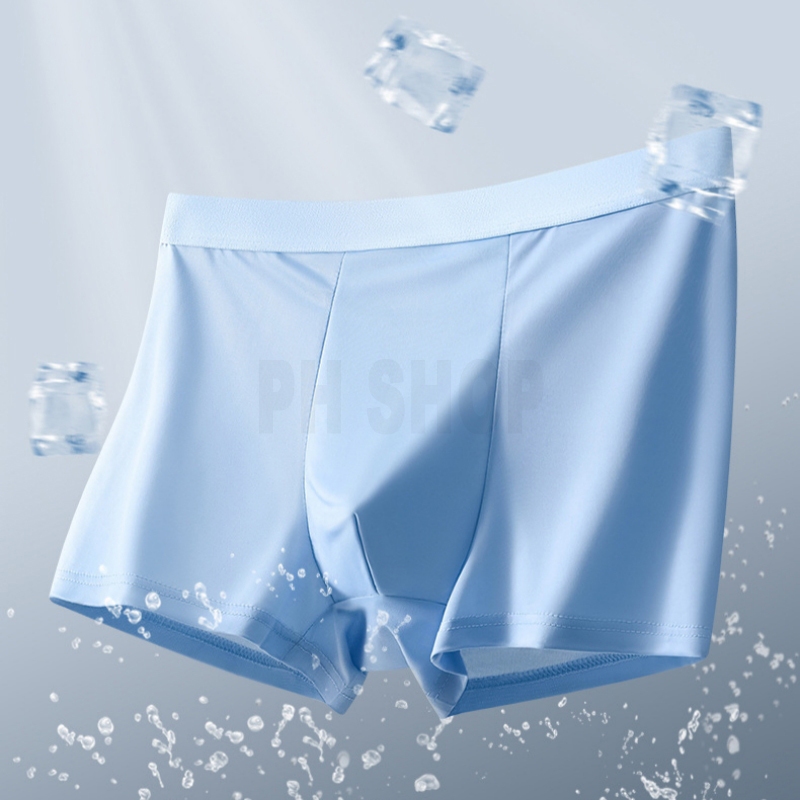 【Buy 1 Take 2】Ice silk boxer short for men 12pcs supreme boxer men ...