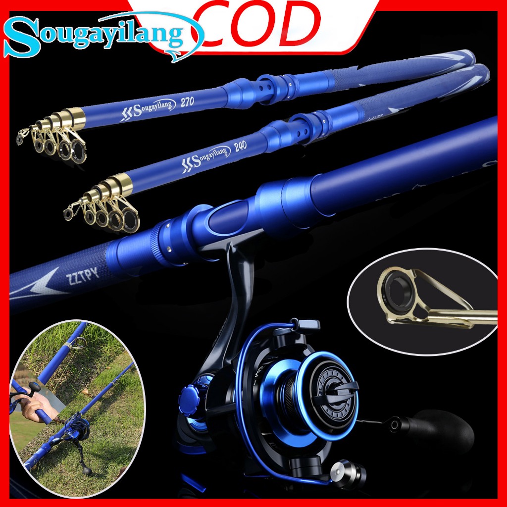 Sougayilang 2.1/2.4 Spinning Fishing Rod Reel Set Pamingwit | Shopee ...