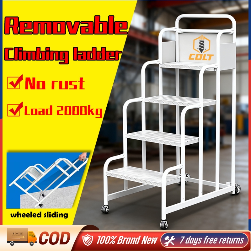 Ladder foldable aluminum heavy duty stairs scaffolding Climbing Ladder ...