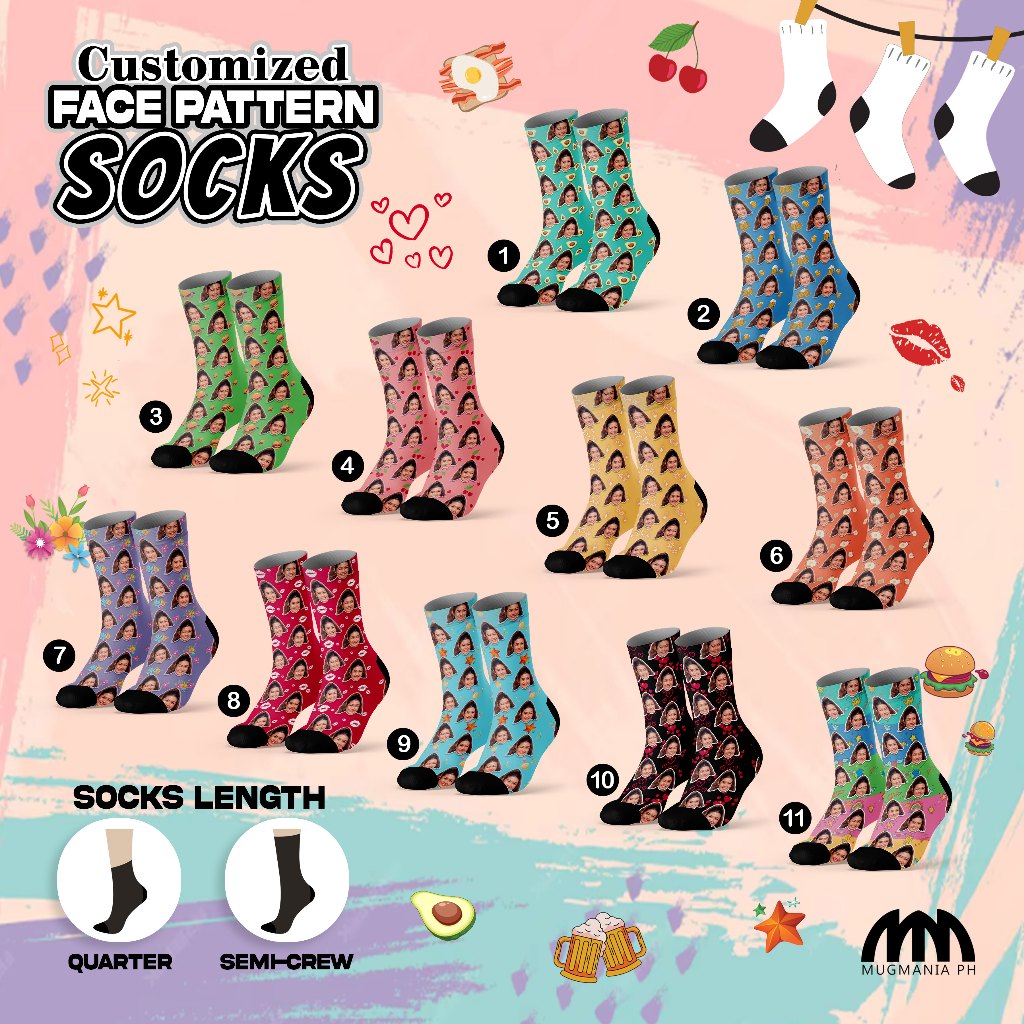 CUSTOMIZED Socks - Mugmania Ph - Personalized Funny Unique Gift Socks ...