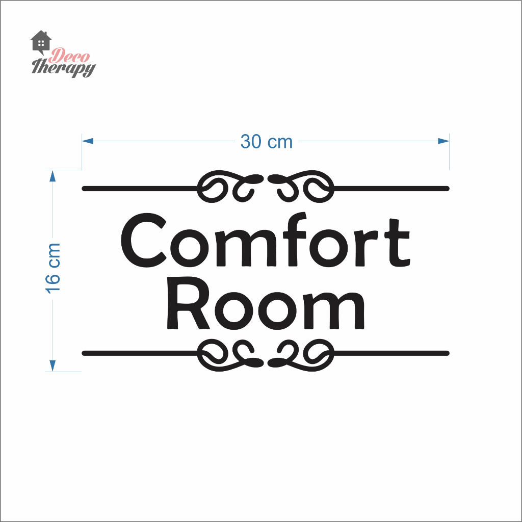 Shop comfort room sign for Sale on Shopee Philippines