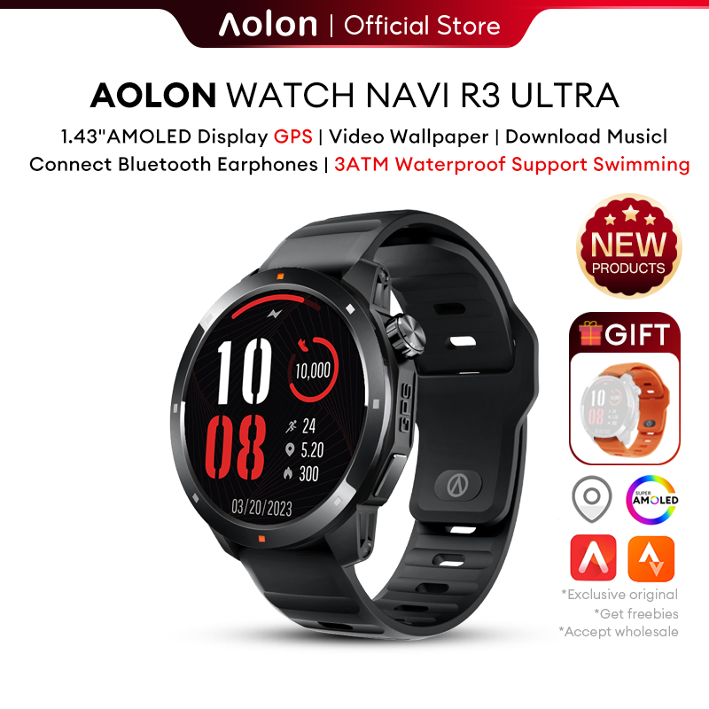 Aolon Navi R3 Ultra High Precision GPS Smart Watch Bluetooth Call
