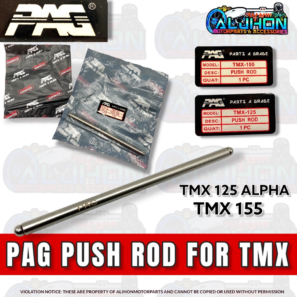 PAG PUSH ROD FOR TMX125 ALPHA / TMX 155 (SOLD PER PIECE) | Shopee ...