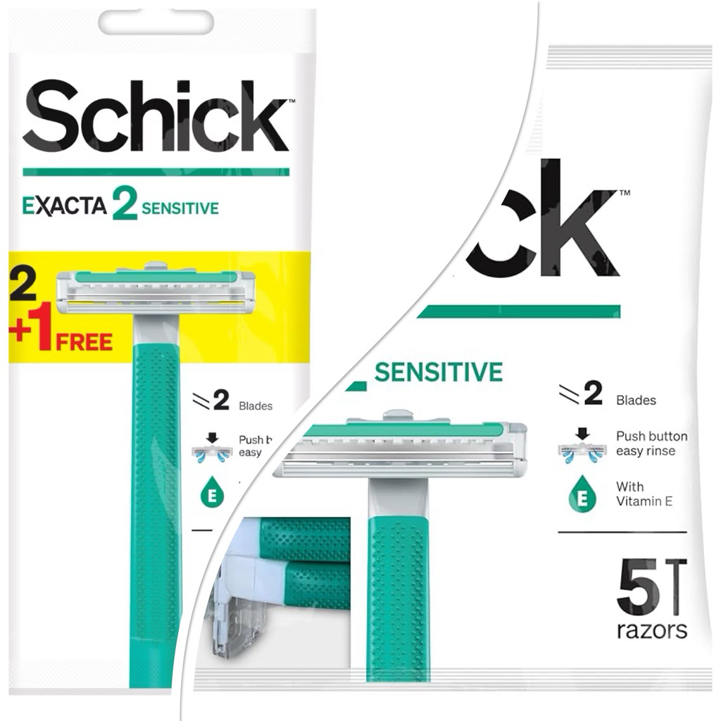Schick Exacta 2 Sensitive disposable razor 3 T and 5T ** SOLD ...