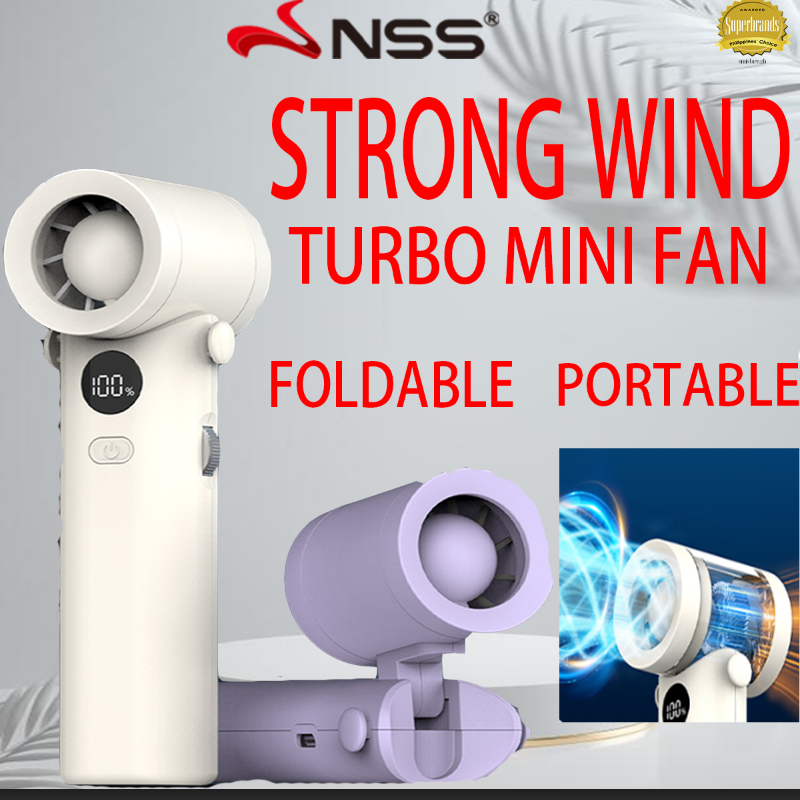 NSS Portable Mini Handy Rechargeable 100-Speed Refrigeration Turbo ...
