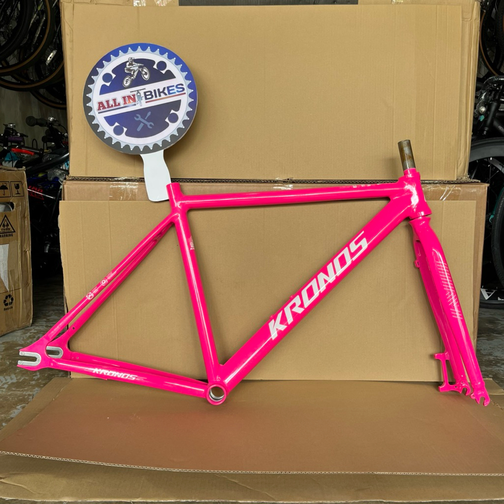 Kronos Frameset Fixie Bicycle 700C Alloy With Freebies | Shopee Philippines