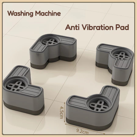 4-Piece Washing Machine Anti-Vibration Base Washing Machine Riser Stand ...