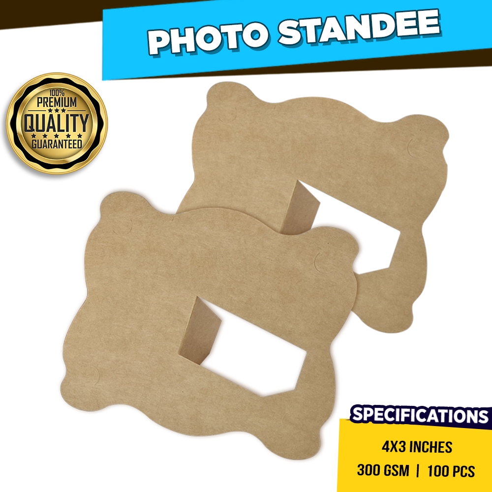 Photo Standee Frame Photobooth Frame 3x4in 300gsm - 100pcs | Shopee ...
