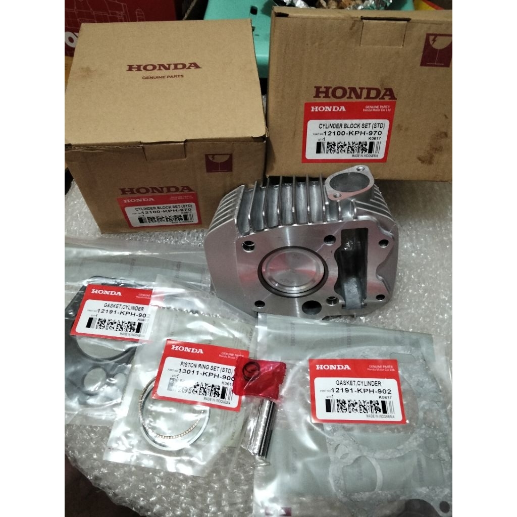 Genuine cylinder Block assy standard for Honda Xrm 125 Wave 125 carb ...