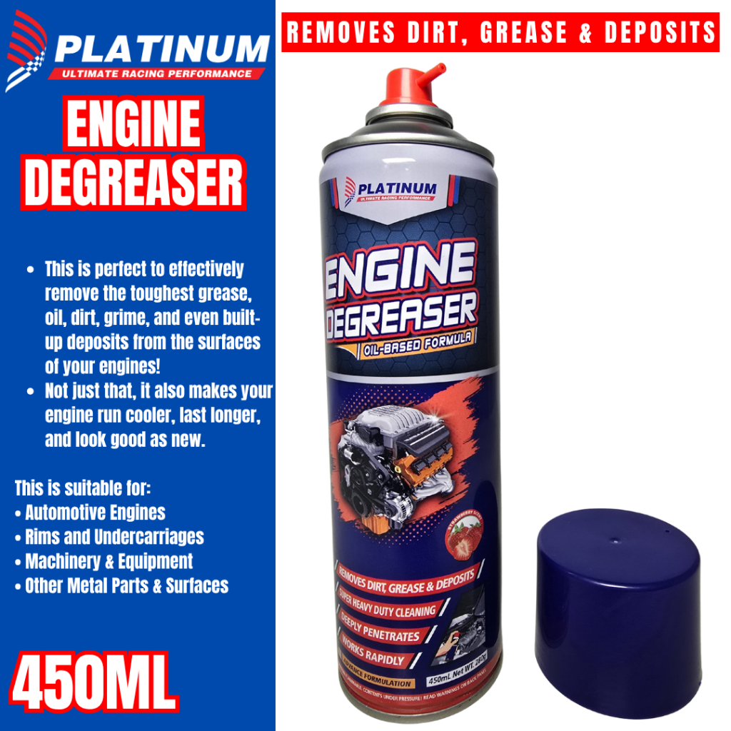 PLATINUM Engine Degreaser Oil Based Formula 450ML | Shopee Philippines