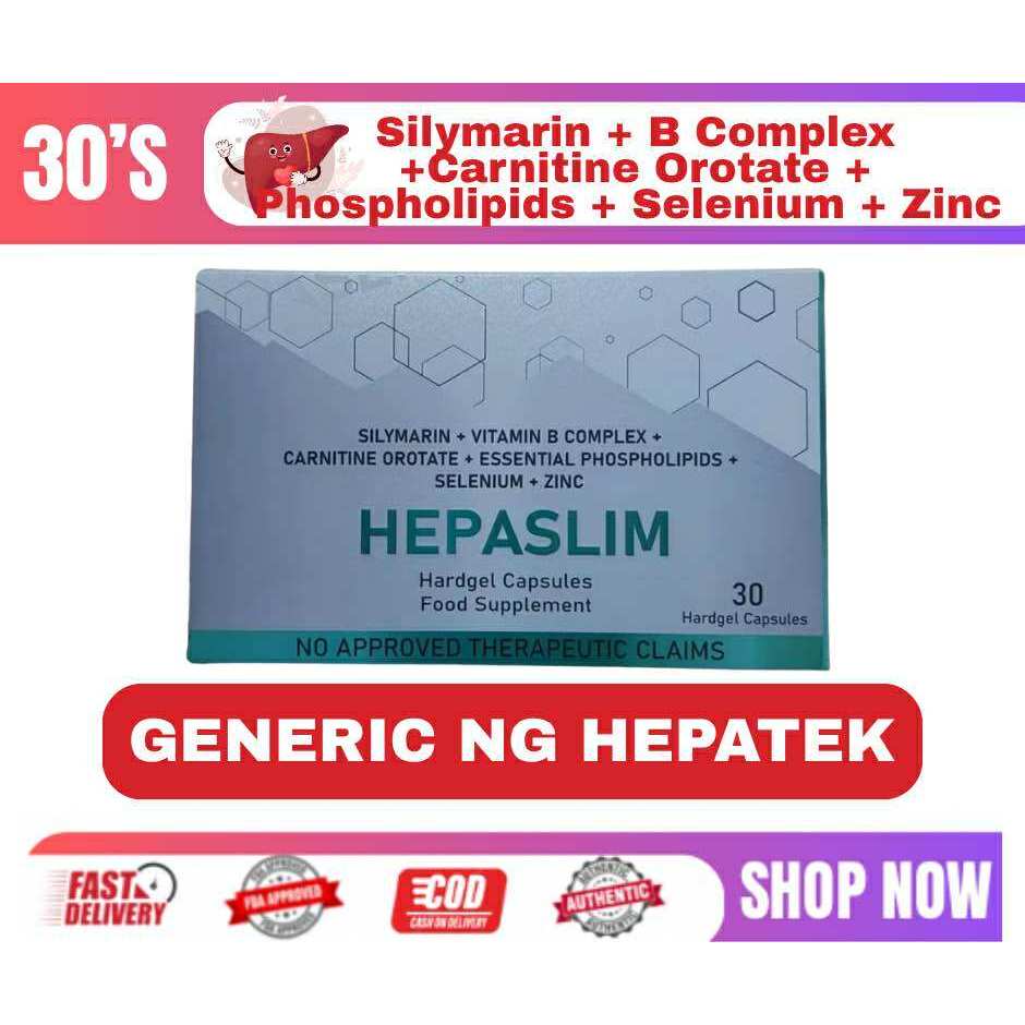 HepaSlim Liver Vitamins Detox | Silymarin + B Complex + Zinc ...