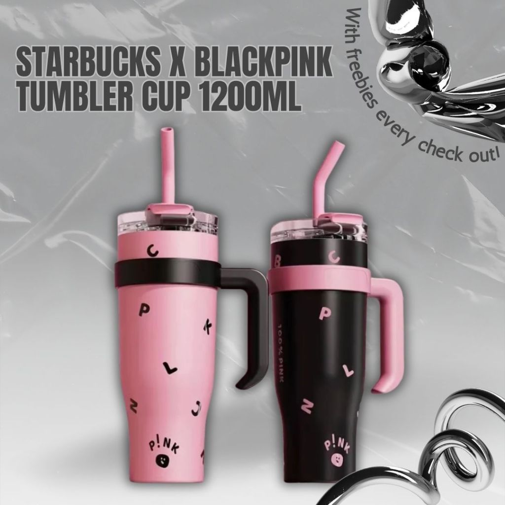 h*w様 Tumbler blackpink x starbucks origi Starbucks x Blackpink Tumbler 1200ml | Hot & Cold Thermal Mug w
