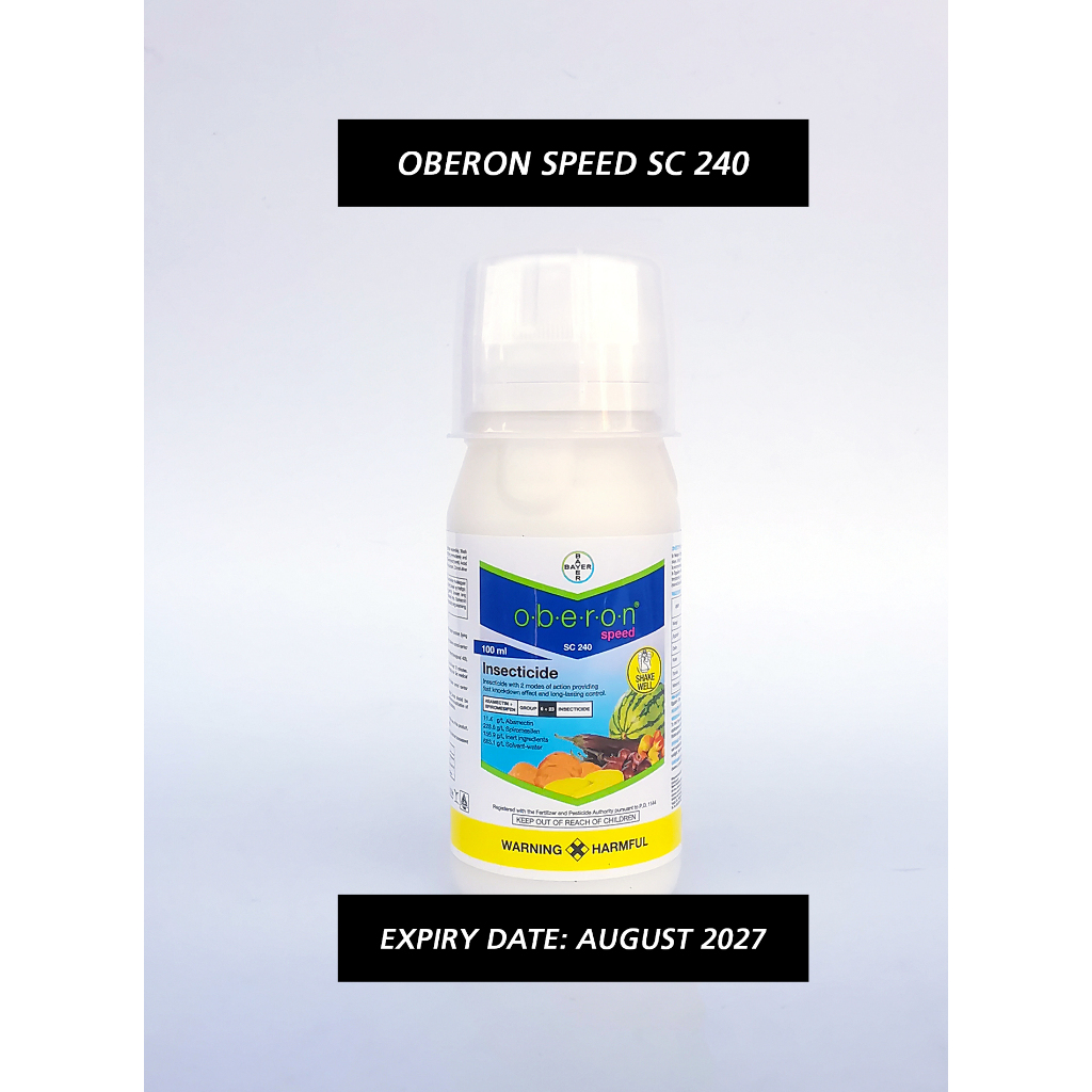 Oberon Speed SC 240 Insecticide / Miticide / Acaricide Bayer 100mL ...