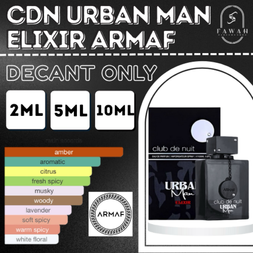 (DECANT) - CDN URBAN MAN ELIXIR AEMAF | Shopee Philippines