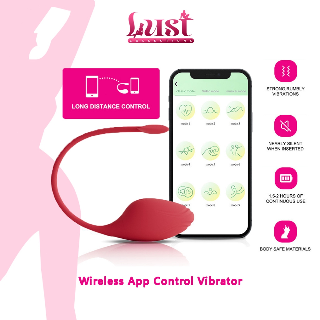 Lust Wireless APP Control Vibrator Adult Sex Toys For Women Bluetooths  Remote G Spot Clit Stimulator | Shopee Philippines