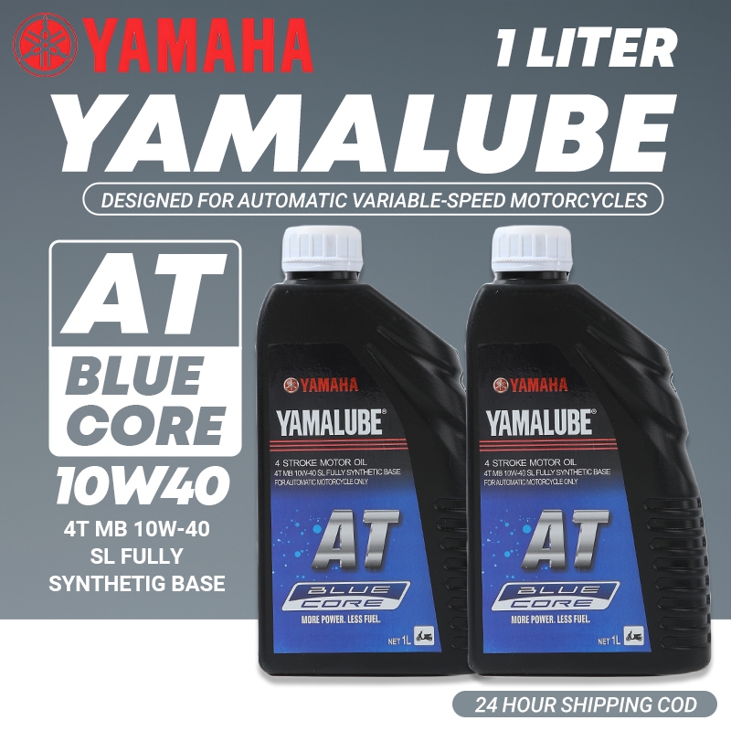 YAMAHA Yamalube AT Blue Core Oil 1L 10w40 For Motorcycle Scooter ...