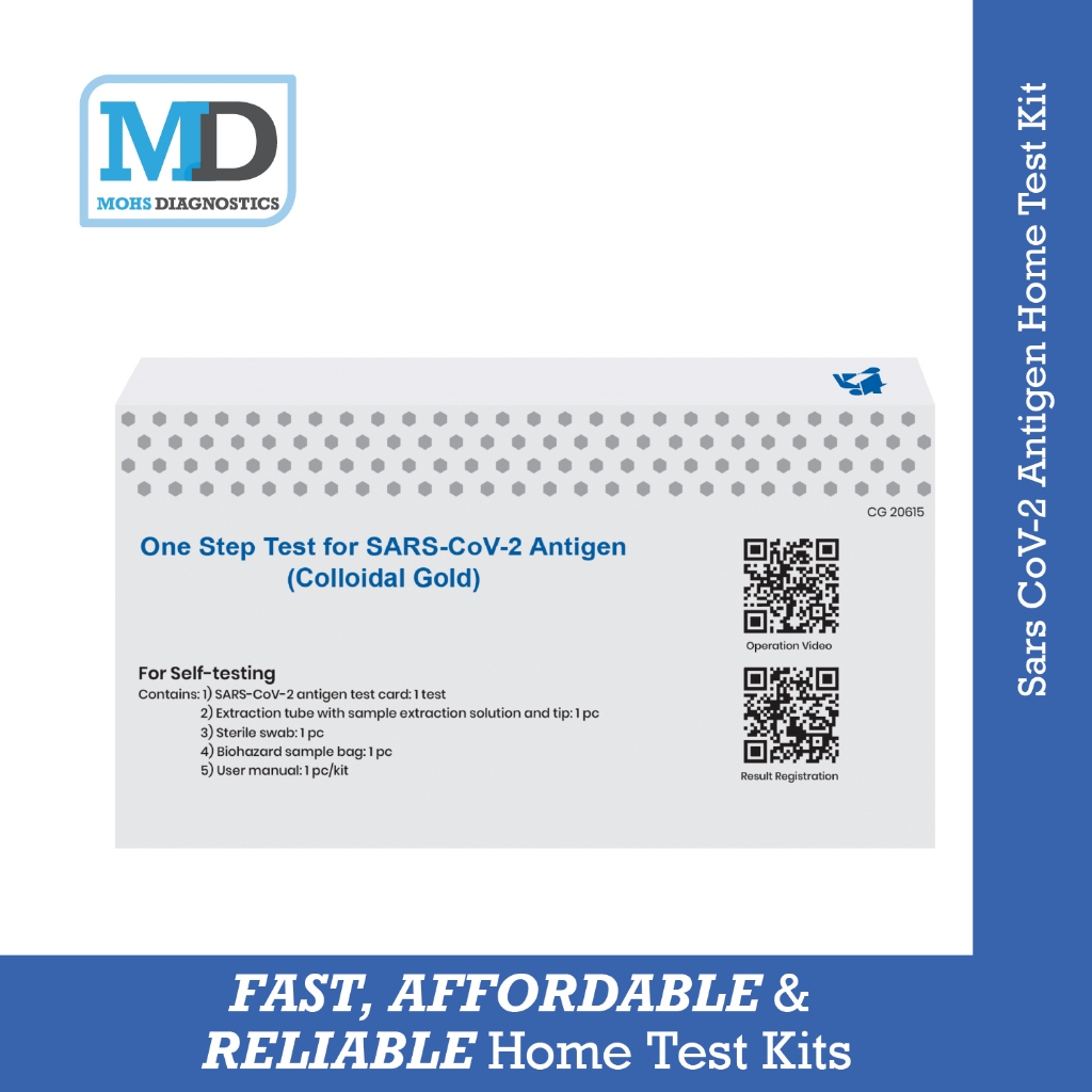 MD One Step Antigen Home Test Kit | Shopee Philippines