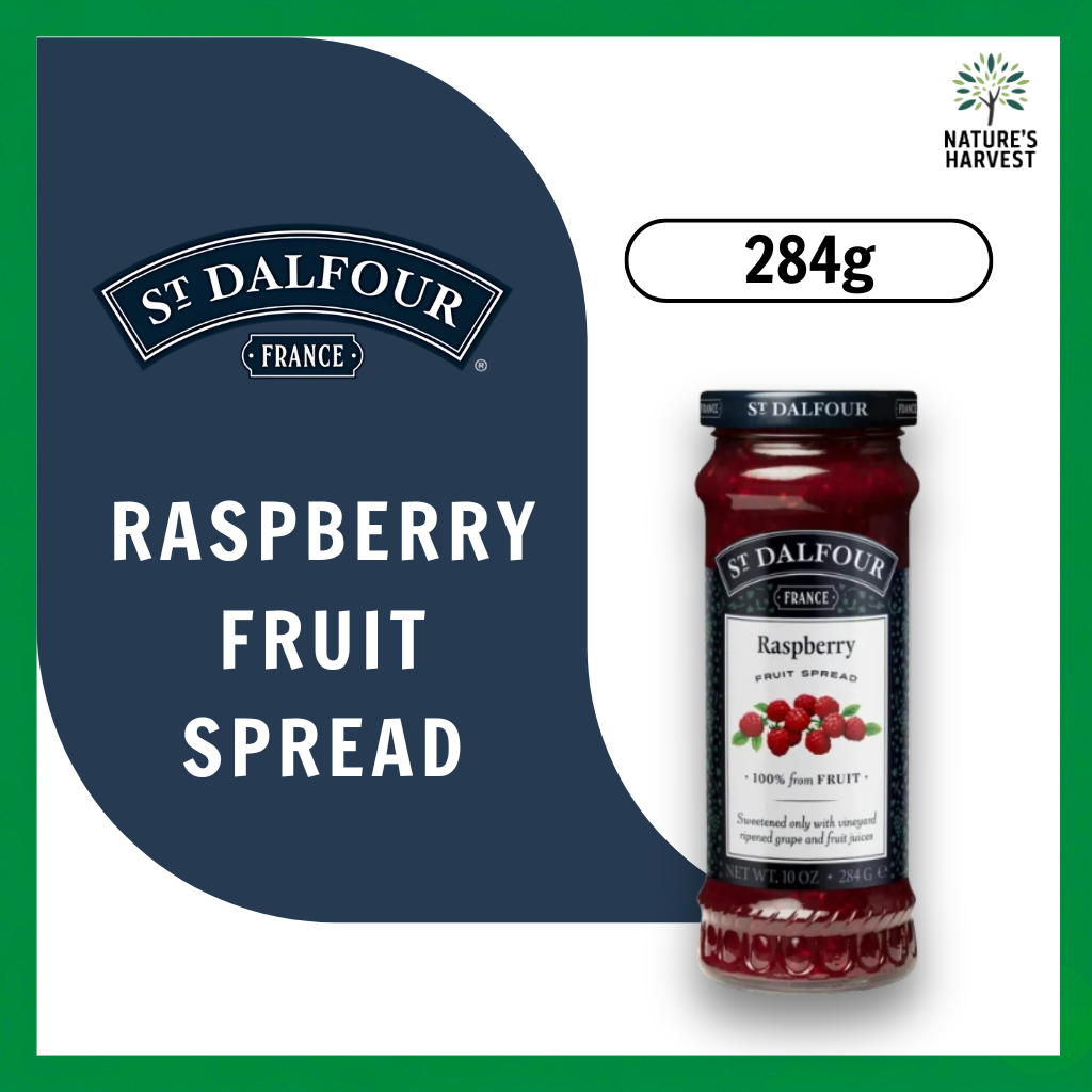 ST DALFOUR Raspberry Fruit Spread Jam (284g) | Shopee Philippines