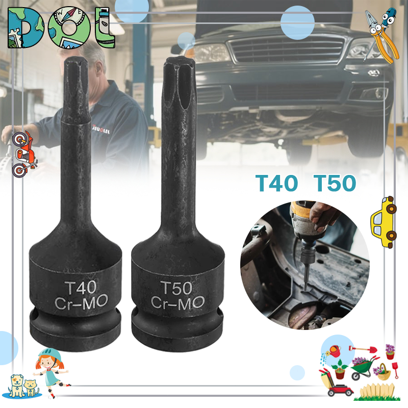 T40 T50 Torx Bit Socket 1/2
