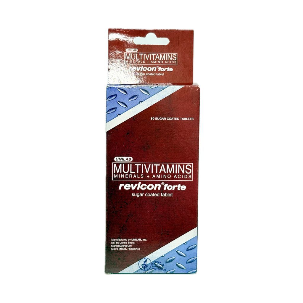 30 Tablets Revicon Forte Multivitamins with Amino Acids for Vitality ...