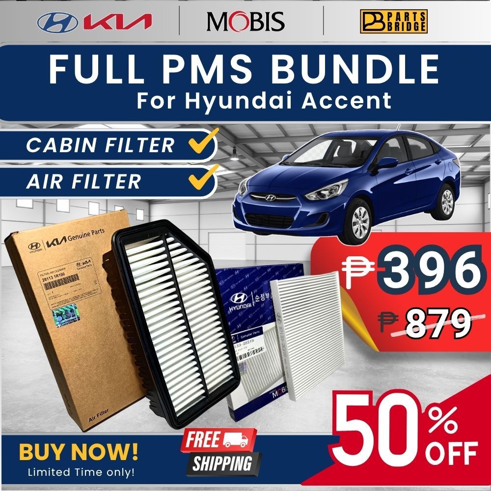 HYUNDAI ACCENT Filter BUNDLE SET - Air Filter and Cabin FIlter Genuine ...