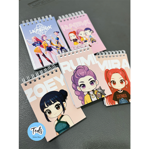 Notepad blank pages with huntrix cover design and more by teds | Shopee ...