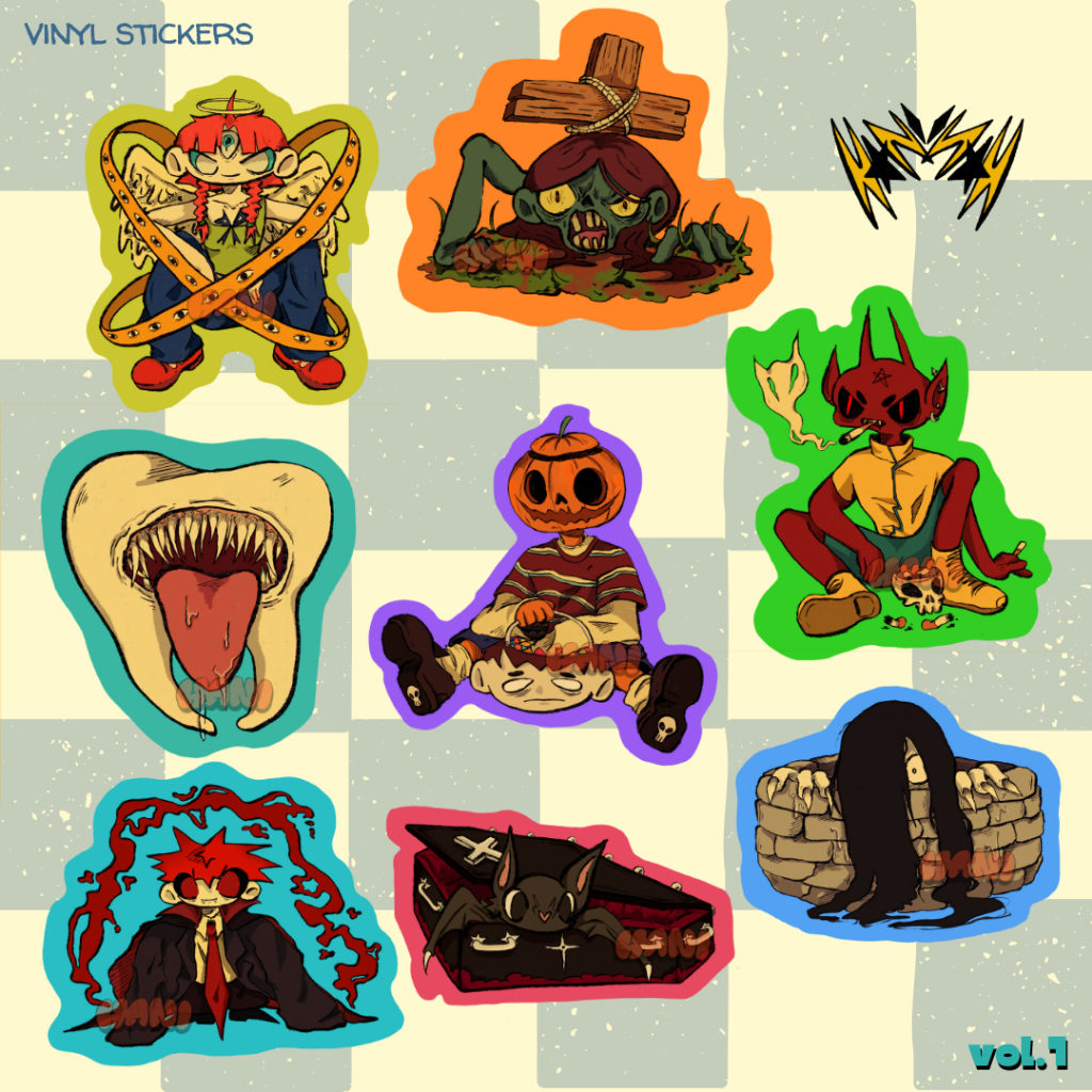 ⋆ hani vol.1 | vinyl sticker | halloween special | Shopee Philippines