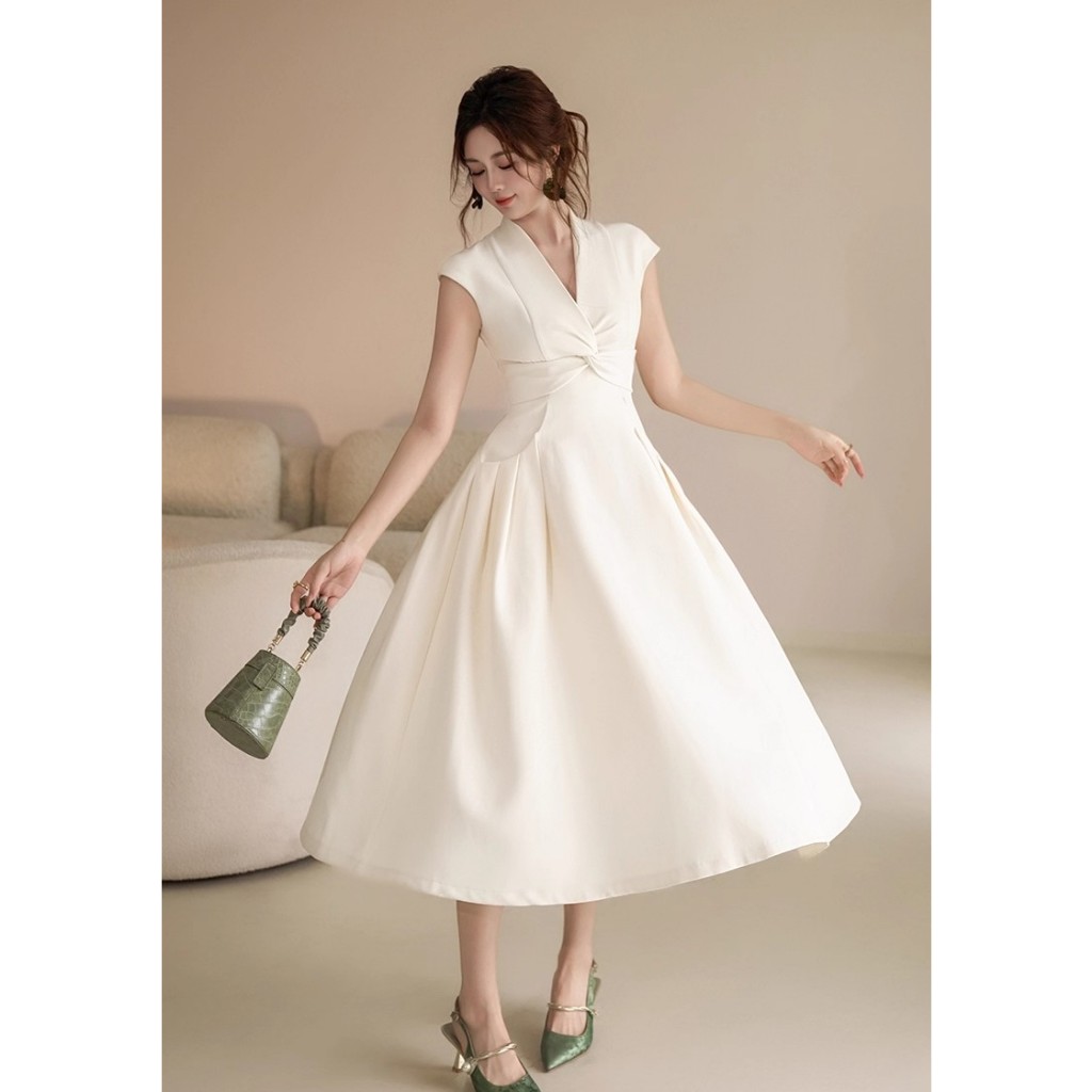 white christmas dresses Ede & Ravenscroft | MaxMara Studio Kabuki Lace Dress main image 1