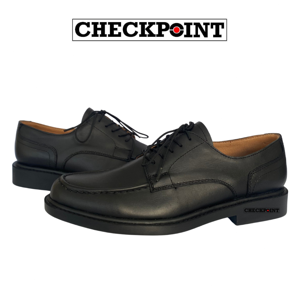 Checkpoint MARIKINA MADE Men's LEATHER OXFORDS LACE UP FORMAL SHOES ...