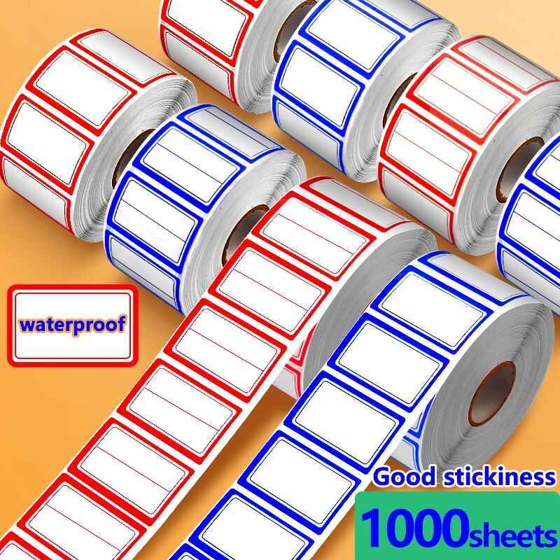 1000sheets Label Sticker Adhesive Label Sticker Waterproof Oilproof ...