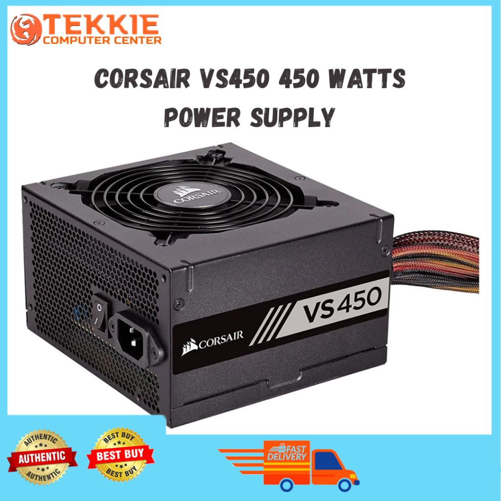 CORSAIR VS450 450WATTS 80 PLUS POWER SUPPLY (PRELOVED) | Shopee Philippines