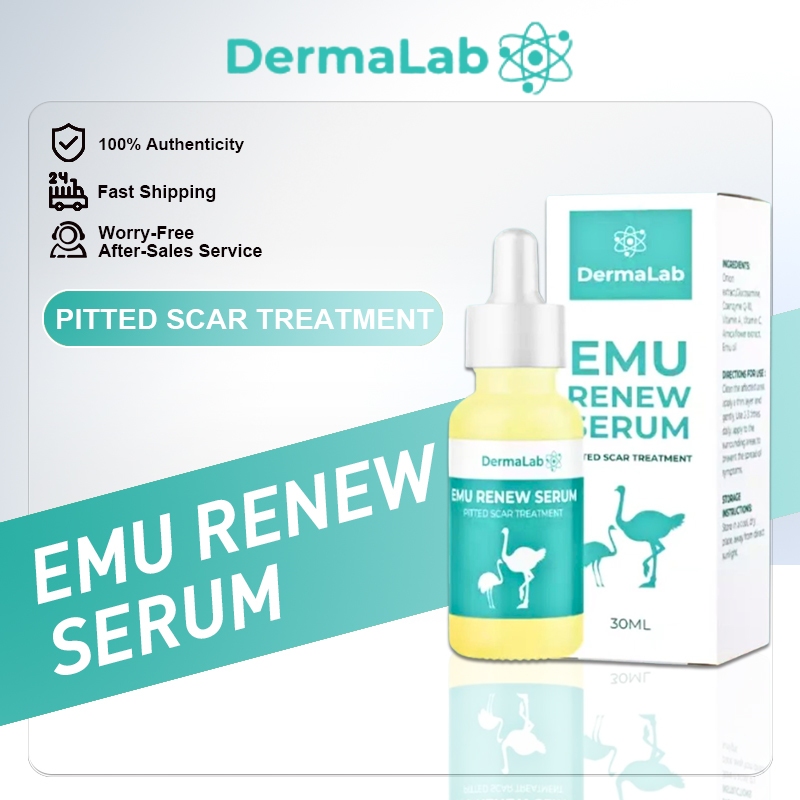 DermaLab Emu Renew Serum-30ml | Pitted Scar Treatment For All Skin ...